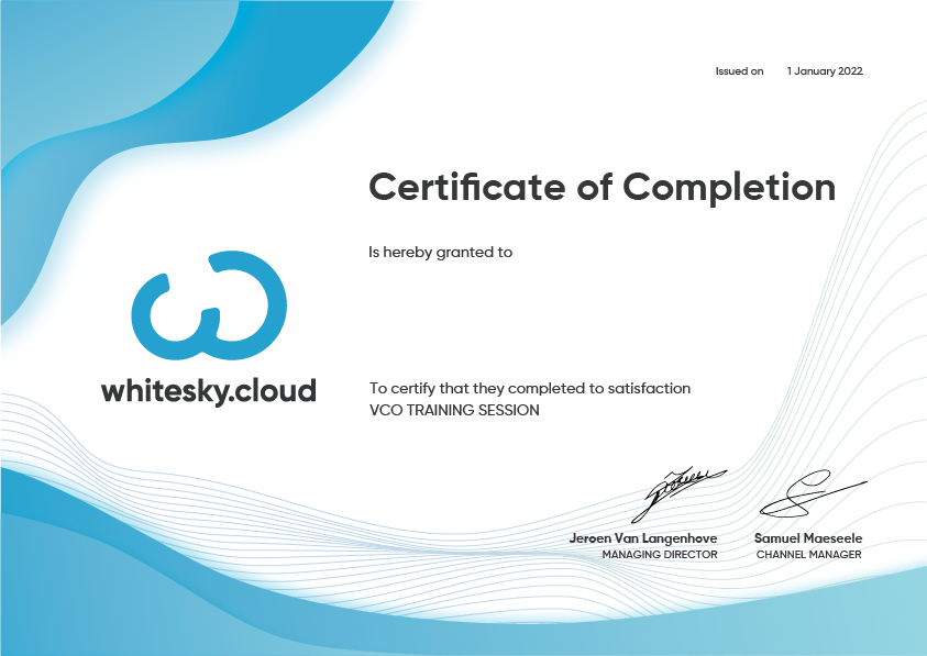 certificate cloud platform
